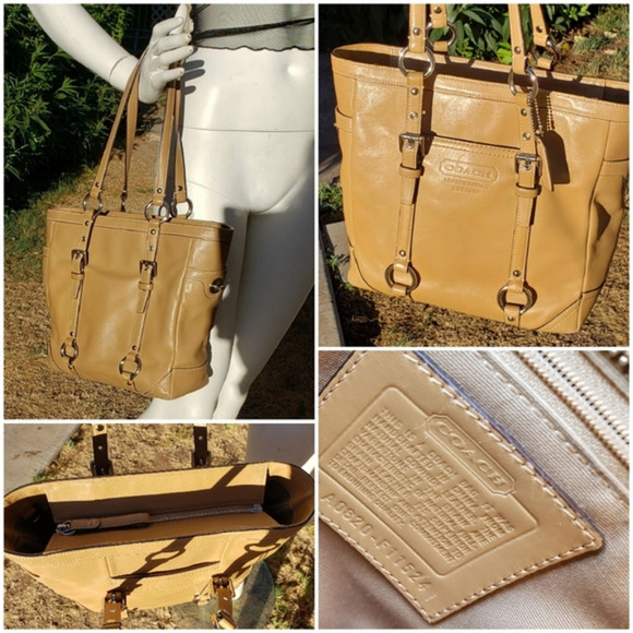 RARE VINTAGE BEAUTIFUL  COACH BAG - Picture 2 of 3